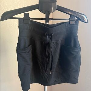 CALIA by Carrie Underwood Black Drawstring Pocket Mini Skirt